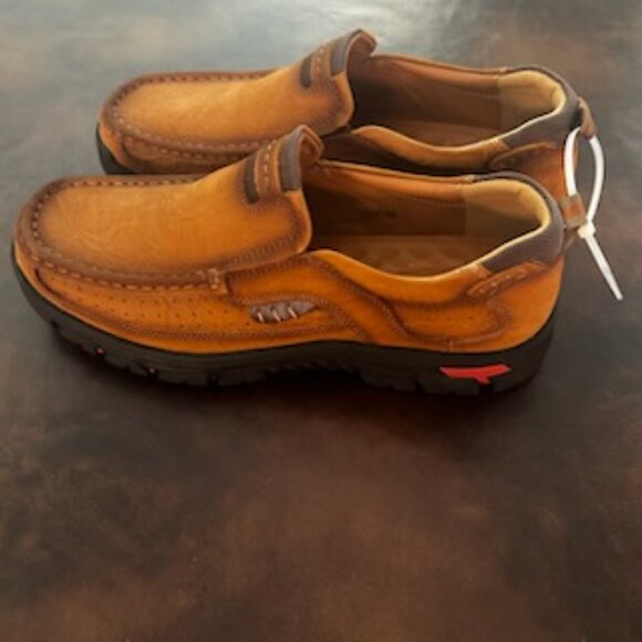 New Men’s Mostelo Brown Slip On Casual Outdoor Hiking Shoes Loafers - Picture 11 of 16